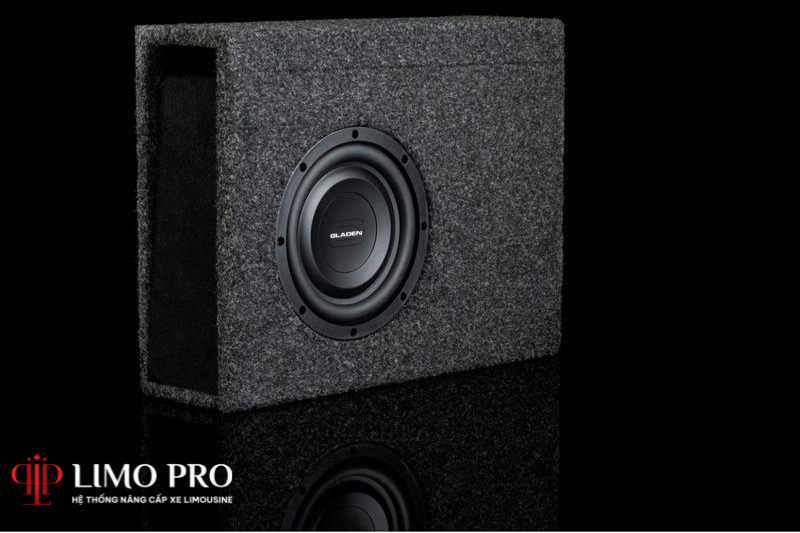 Loa Subwoofer Gladen RSX 8 SLIM D2 với khả năng tái tạo âm Bass vượt trội