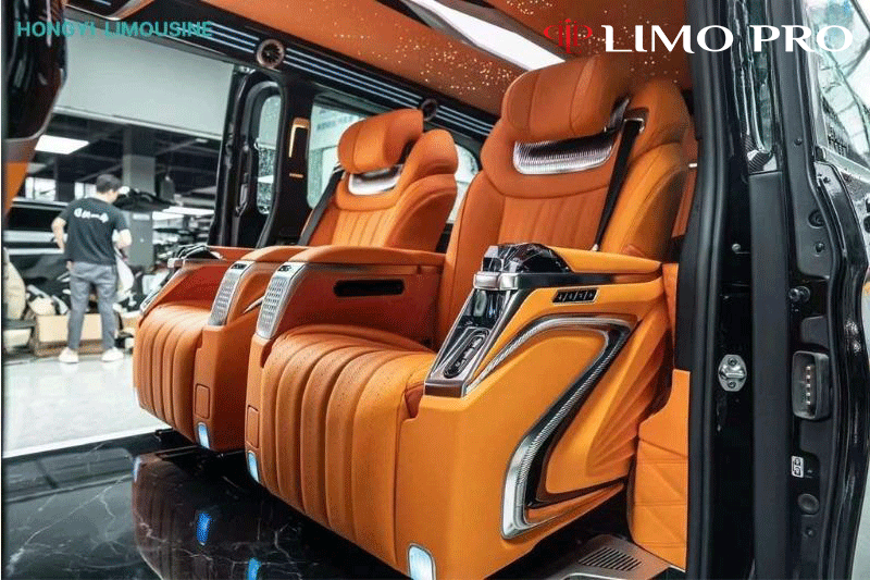 Mẫu ghế Limousine HongYi CRYSTAL 5.0 sang trọng