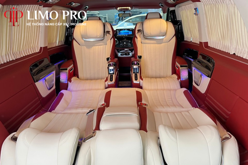 Kiểu độ ghế Limousine xe ô tô tại Hà Nội