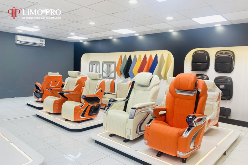 Showroom trưng bày sản phẩm tại LIMO PRO