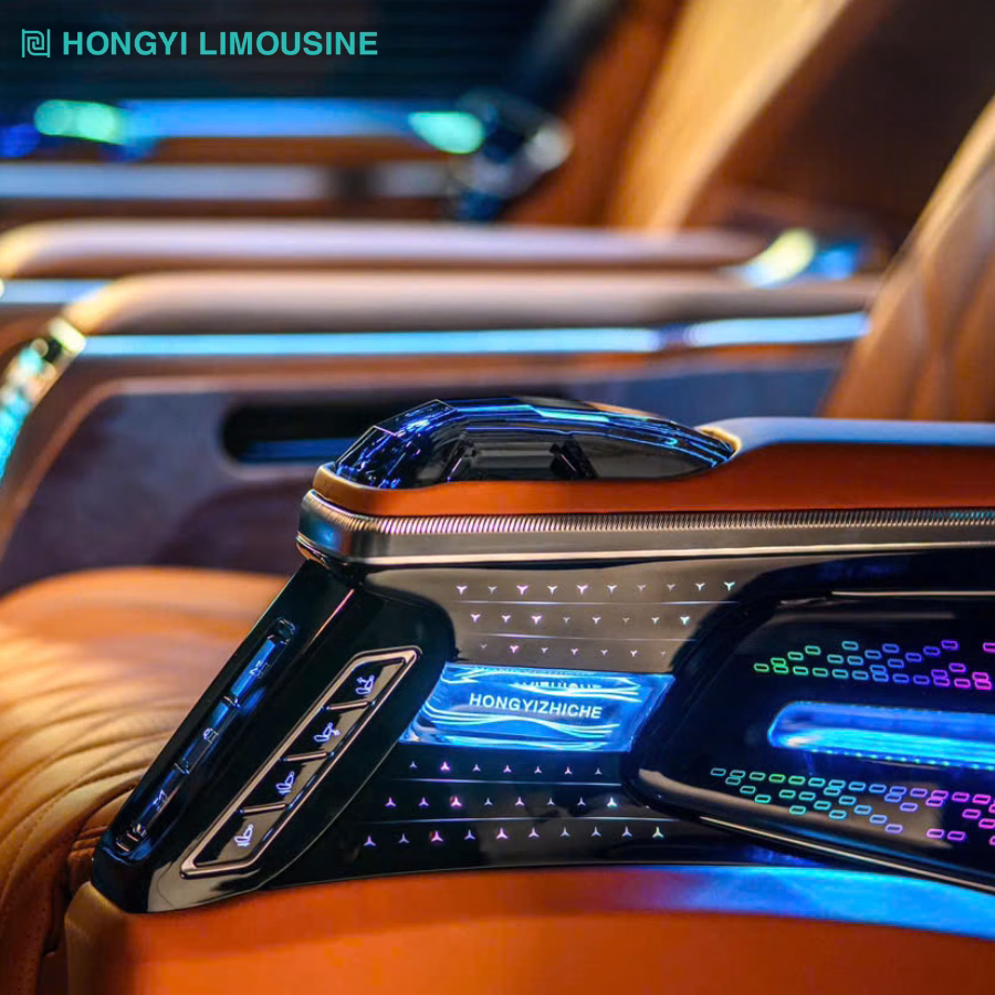 Limousine Hongyi Crystal 6.0 6 Quy Trình Độ Ghế Limousine Cho Xe 5 Chỗ Tiêu Chuẩn