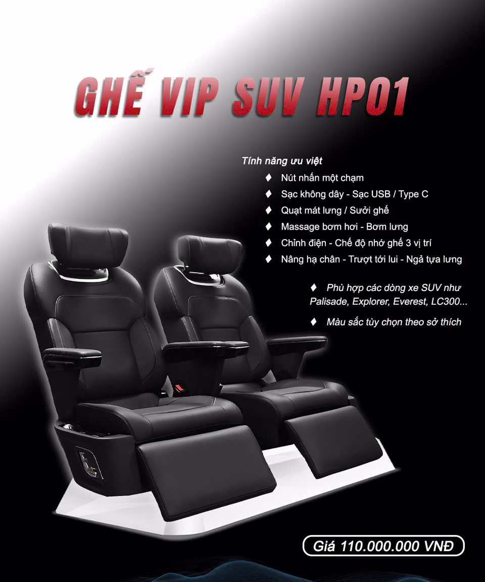 Ghế Vip SUV HP01 1 Ghế VIP SUV HP01