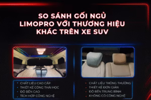So Sánh Gối Ngủ LimoPro Với Thương Hiệu Khác Trên Xe SUV 21 So sánh gối ngủ limopro với thương hiệu khác trên xe suv