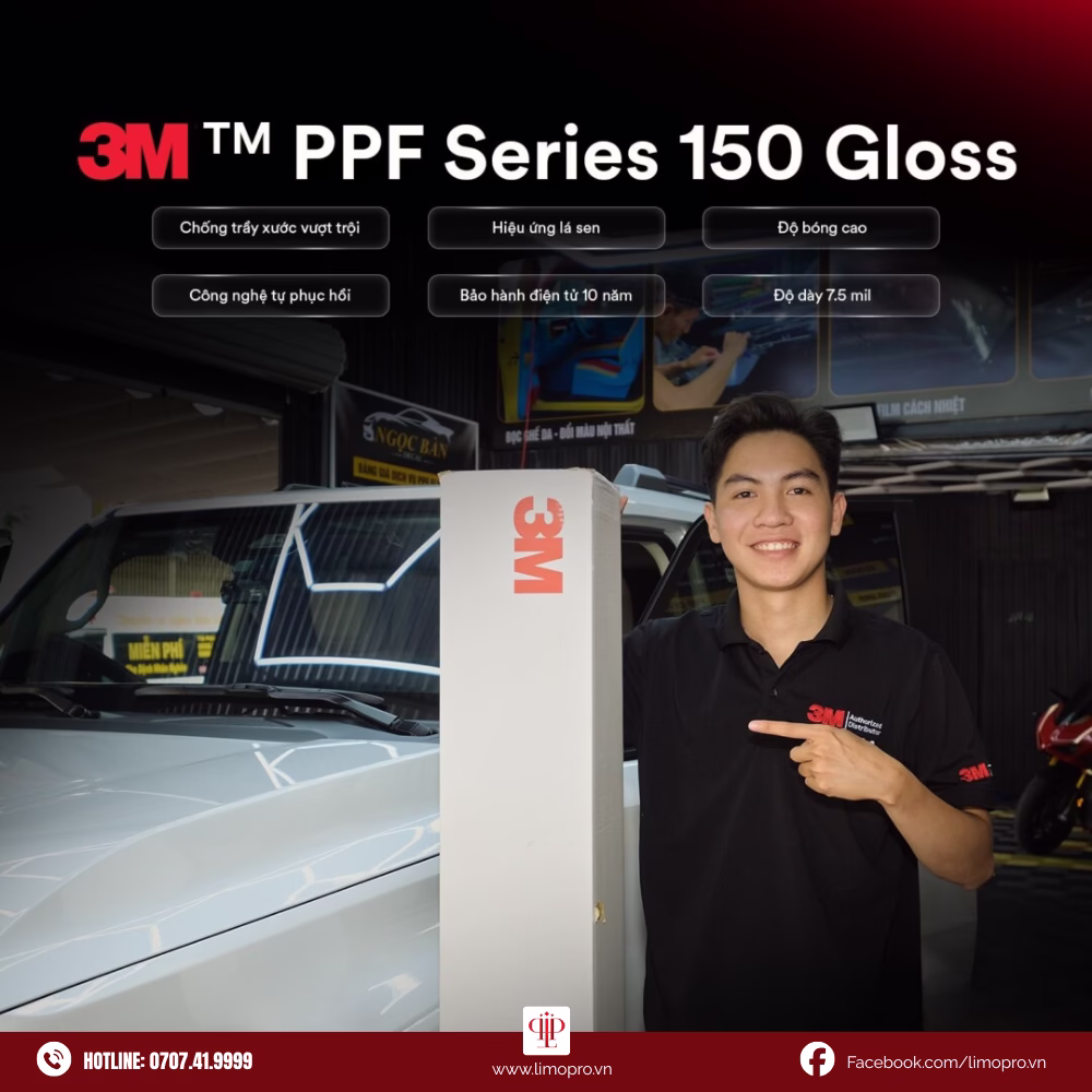 PPF 3M 150 Gloss Series 29 Lợi ích khi dán PPF 3M Series 150