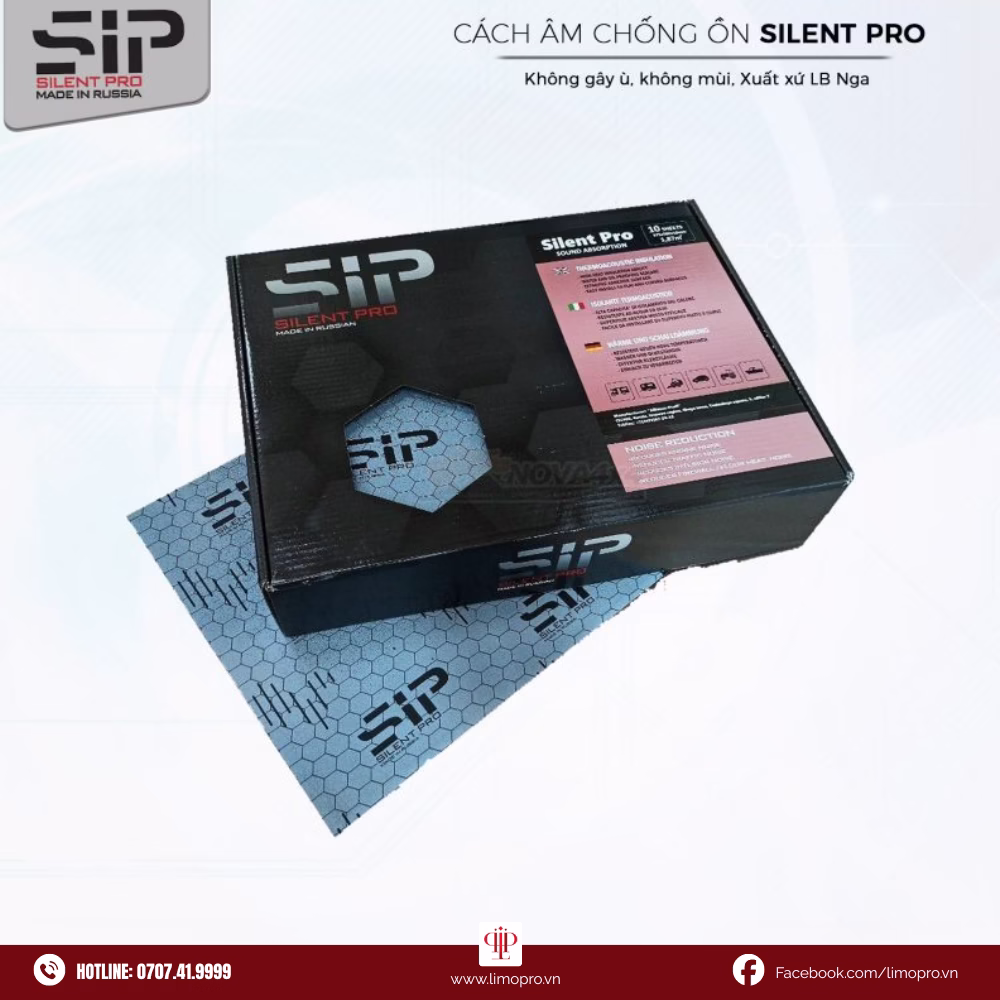 Gói cách âm chồng ồn xe hơi Silent Pro (SIP)