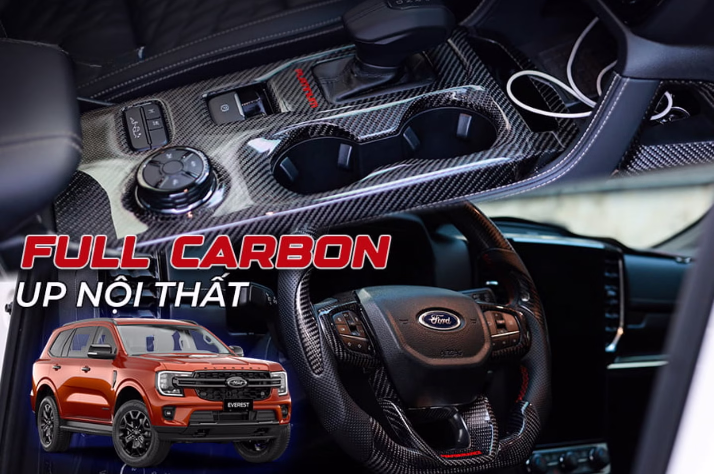 Ốp carbon 5 chi tiết