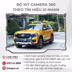 Bộ Kit Camera 360 theo tín hiệu xi nhan