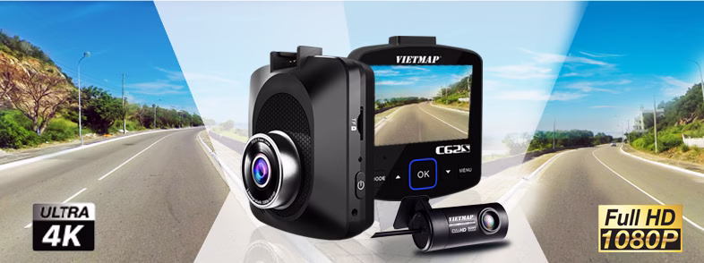 Ghi hình rõ nét trước & sau – Ultra HD 4K + Full HD 1080p