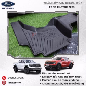 THẢM LÓT SÀN KHUÔN ĐÚC CHO FORD RAPTOR 2023