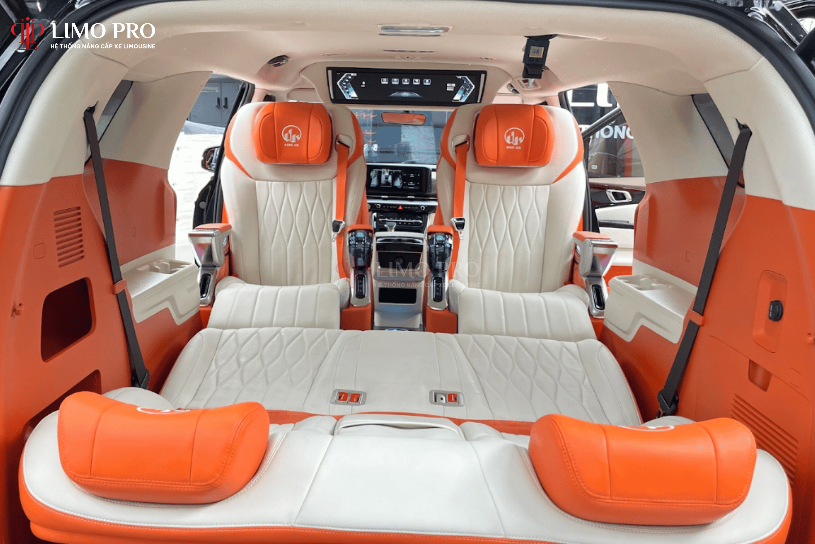 Dự án độ ghế limousine thực tế tại Hà Nội của Limo Pro