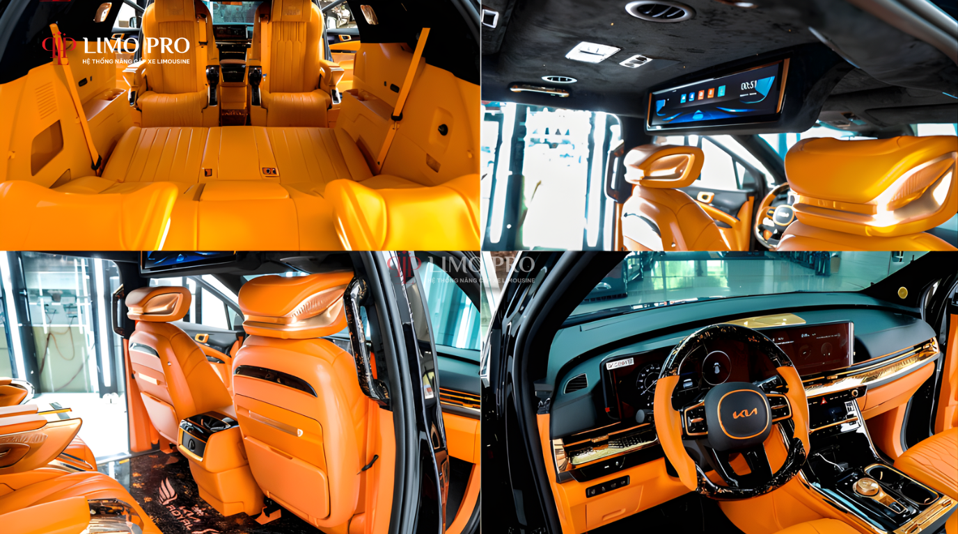 Xưởng độ ghế limousine - Hệ sinh thái mẫu ghế limousine đẹp và đa dạng tại Limo Pro
