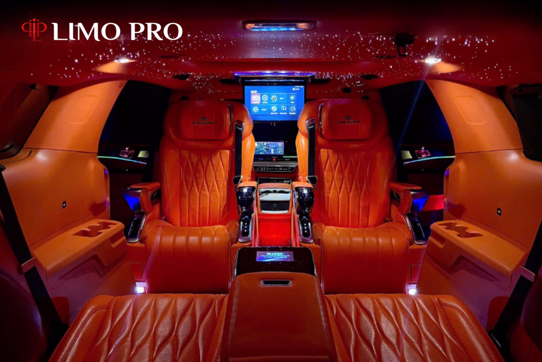 Hệ thống ánh sáng nội thất xe limousine
